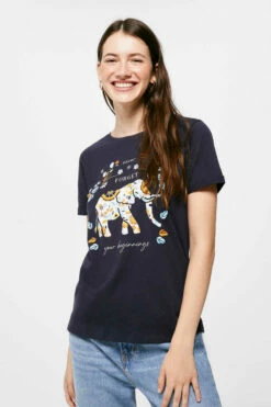 Springfield Camiseta "Never Forget Your Beginnings"