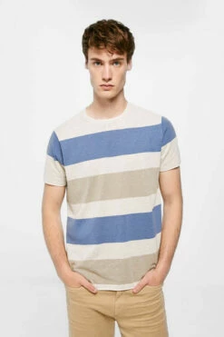 Springfield Jersey Manga Corta Rayas