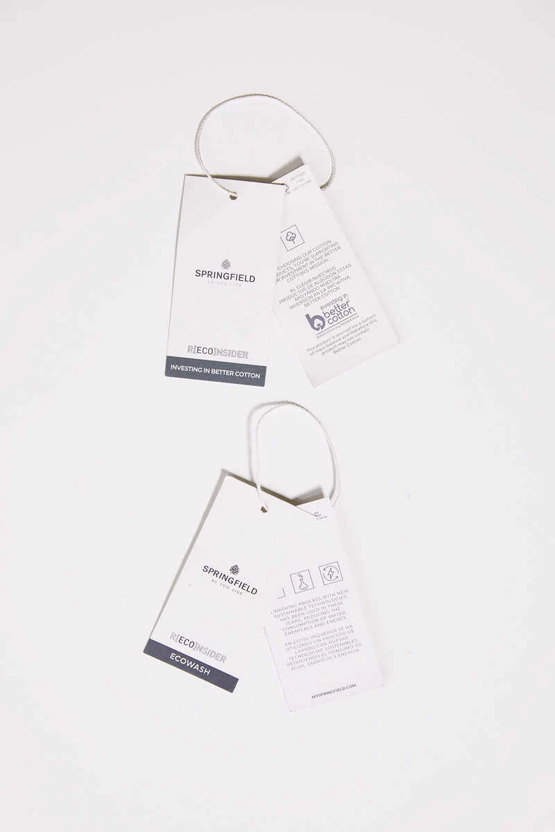 Springfield Jeans Skinny Lavado Medio Ensuciado - Imagen 8