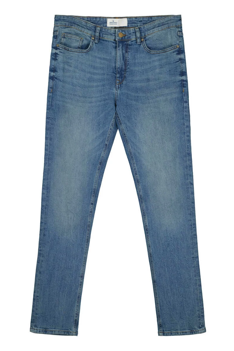 Springfield Jeans Skinny Lavado Medio Ensuciado - Imagen 9