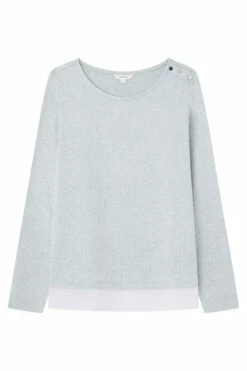 Springfield Camiseta Bimateria Hombro Botones