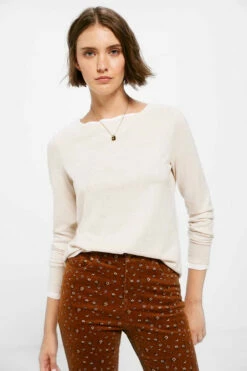 Springfield Camiseta Bimateria Lisa