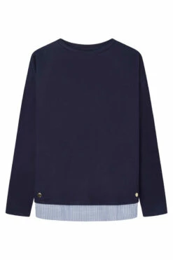 Springfield Camiseta Bimateria Botones Lateral