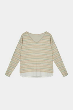 Springfield Camiseta Bimateria Escote Pico