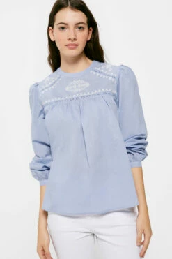 Springfield Blusa Bordados Y Lace