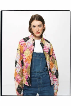 Springfield Bomber Estampado Patchwork