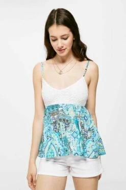 Springfield Top Crochet Combinado